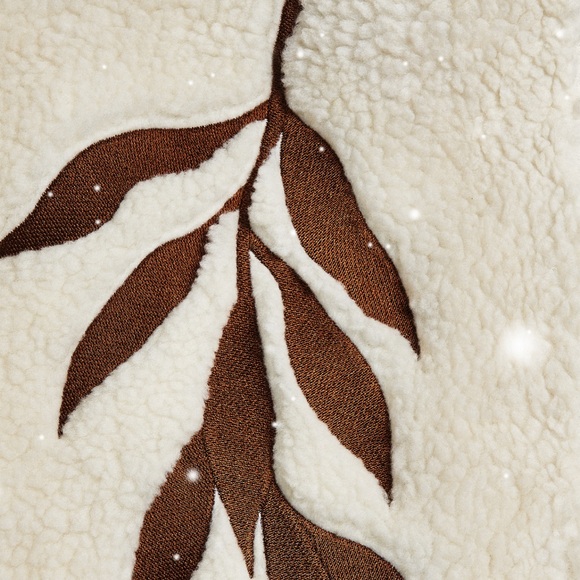 Taylor Swift Evermore Life Is A Willow Zip Up Sherpa Fleece Jacket Small - Picture 2 of 4